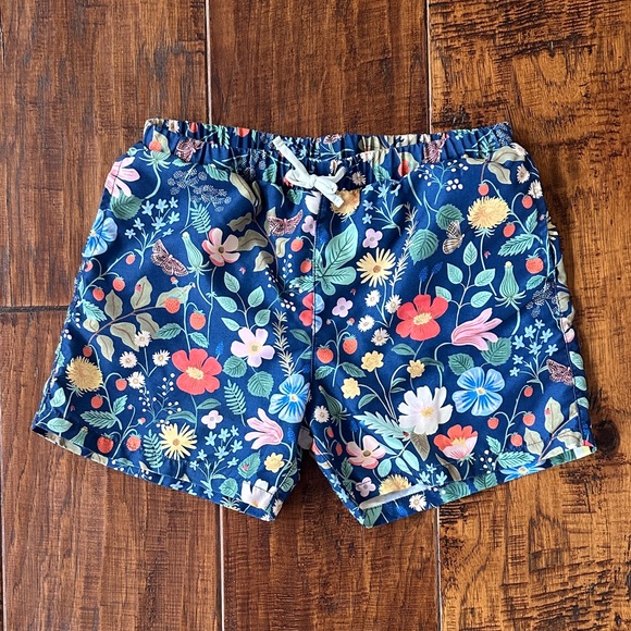summersalt Other - Summersalt Boys Swim Trunks - Floral Blue